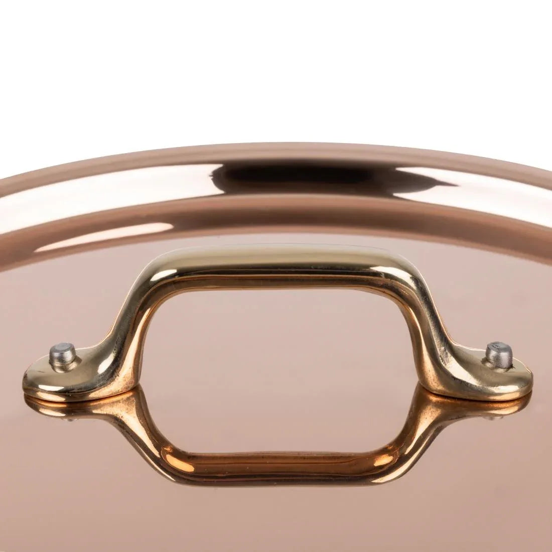 HZ650 - De Buyer Inocuivre Lid with Brass Handle 20cm