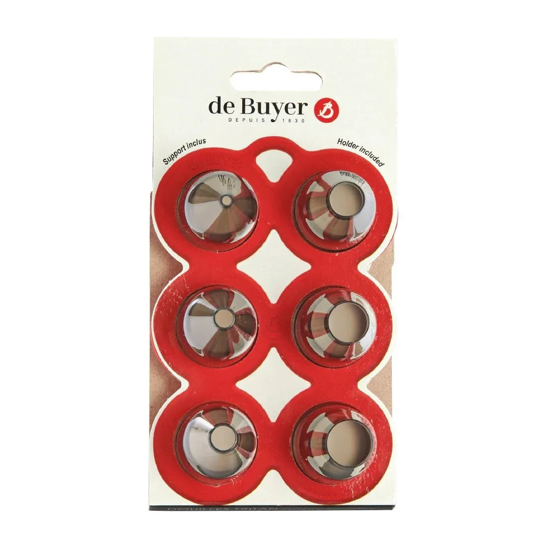 HZ658 - De Buyer Tritan Plain Nozzles (6 Pack)