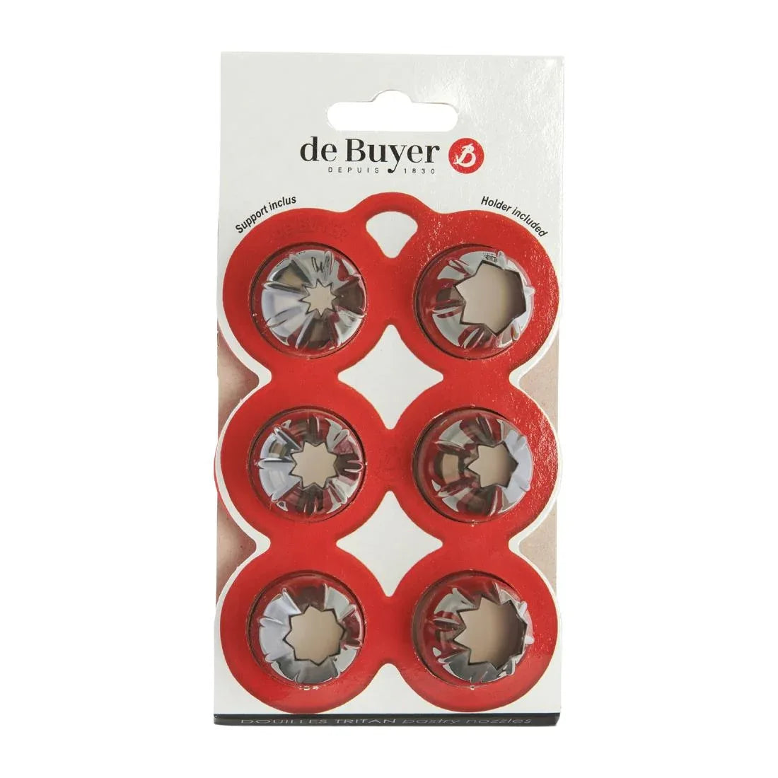 HZ659 - De Buyer Tritan Star Nozzles (6 Pack)