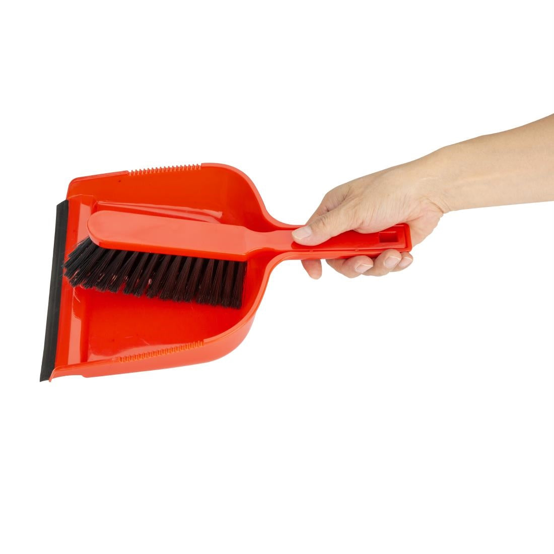 HZ840 Jantex Dustpan & Brush Set - Red