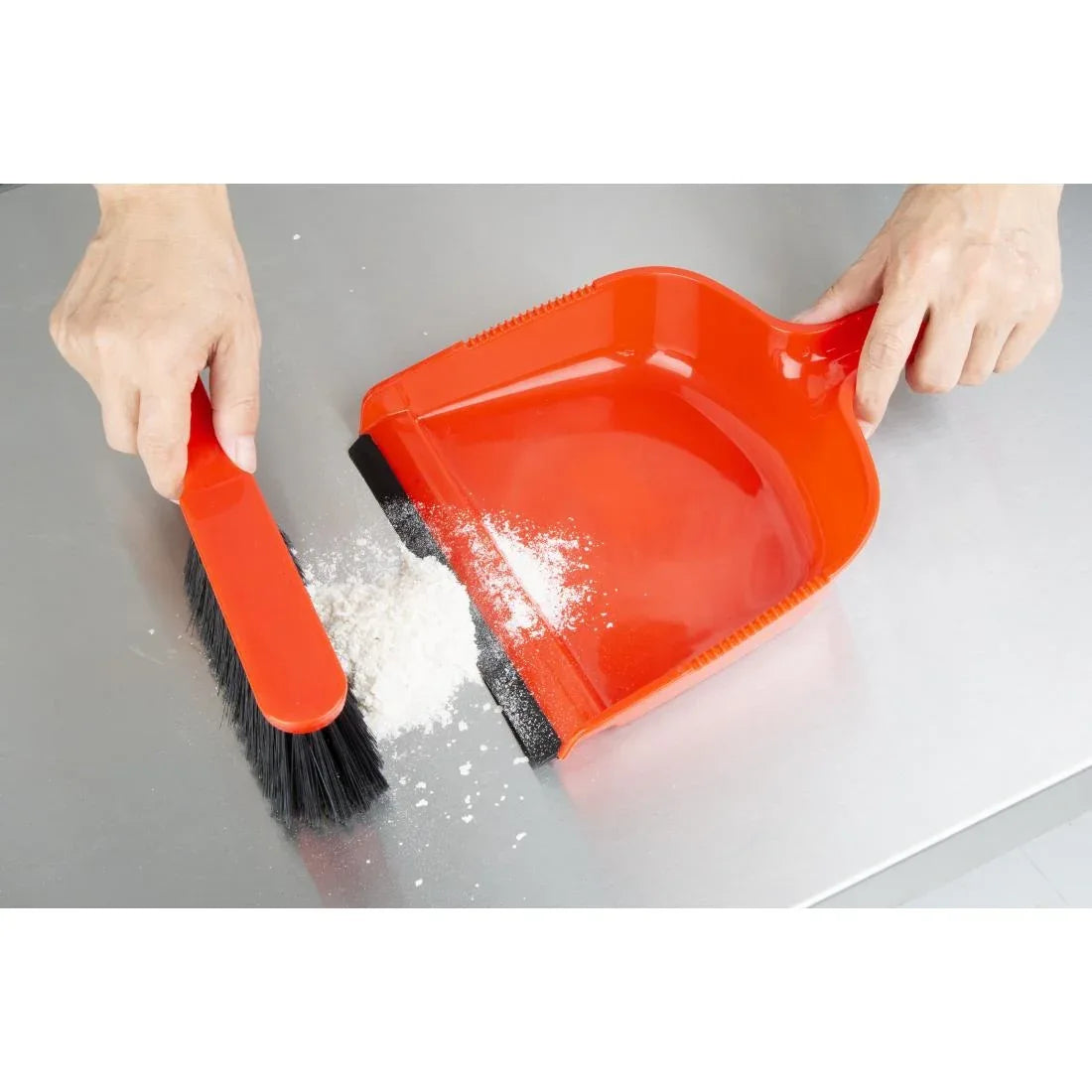 HZ840 Jantex Dustpan & Brush Set - Red