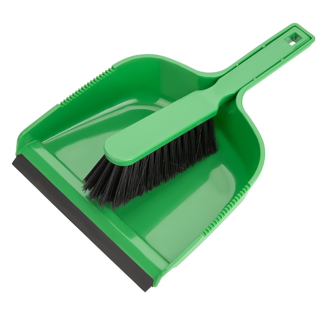 HZ841 Jantex Dustpan & Brush Set - Green