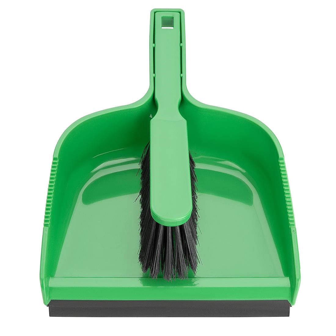 HZ841 Jantex Dustpan & Brush Set - Green