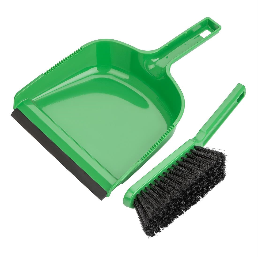 HZ841 Jantex Dustpan & Brush Set - Green