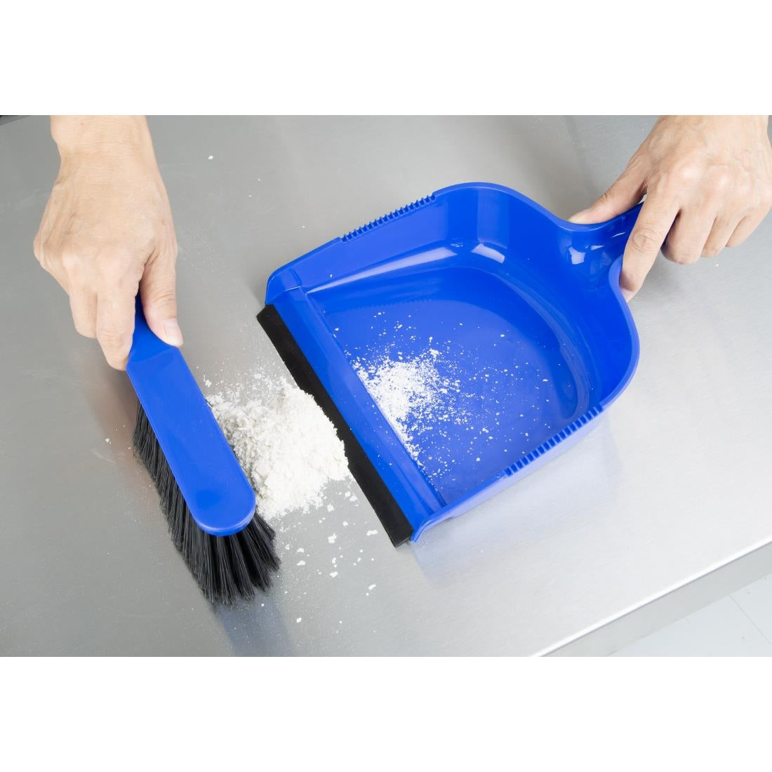 HZ843 Jantex Dustpan & Brush Set - Blue