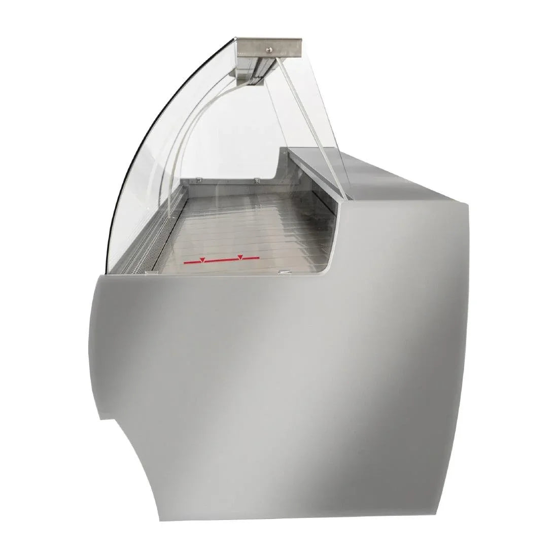HZ876-200 Zoin Barkly Serve Over Counter White with Red Trim 2000mm