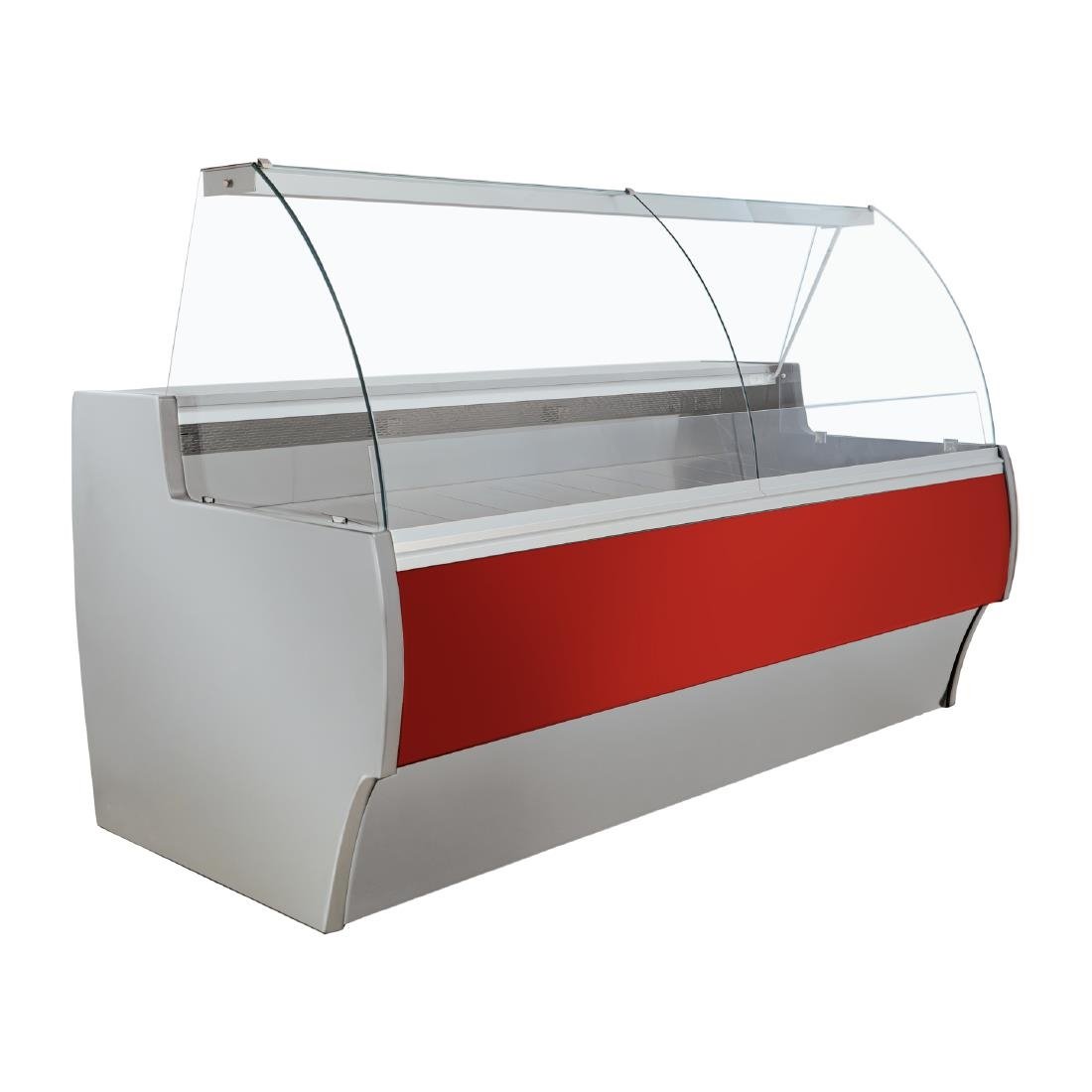 HZ876-200 Zoin Barkly Serve Over Counter White with Red Trim 2000mm
