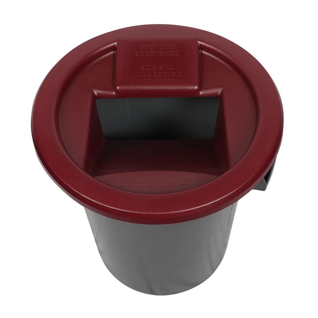 HZ884 - San Jamar KatchAll Round 32 Gallon Cutlery Catcher