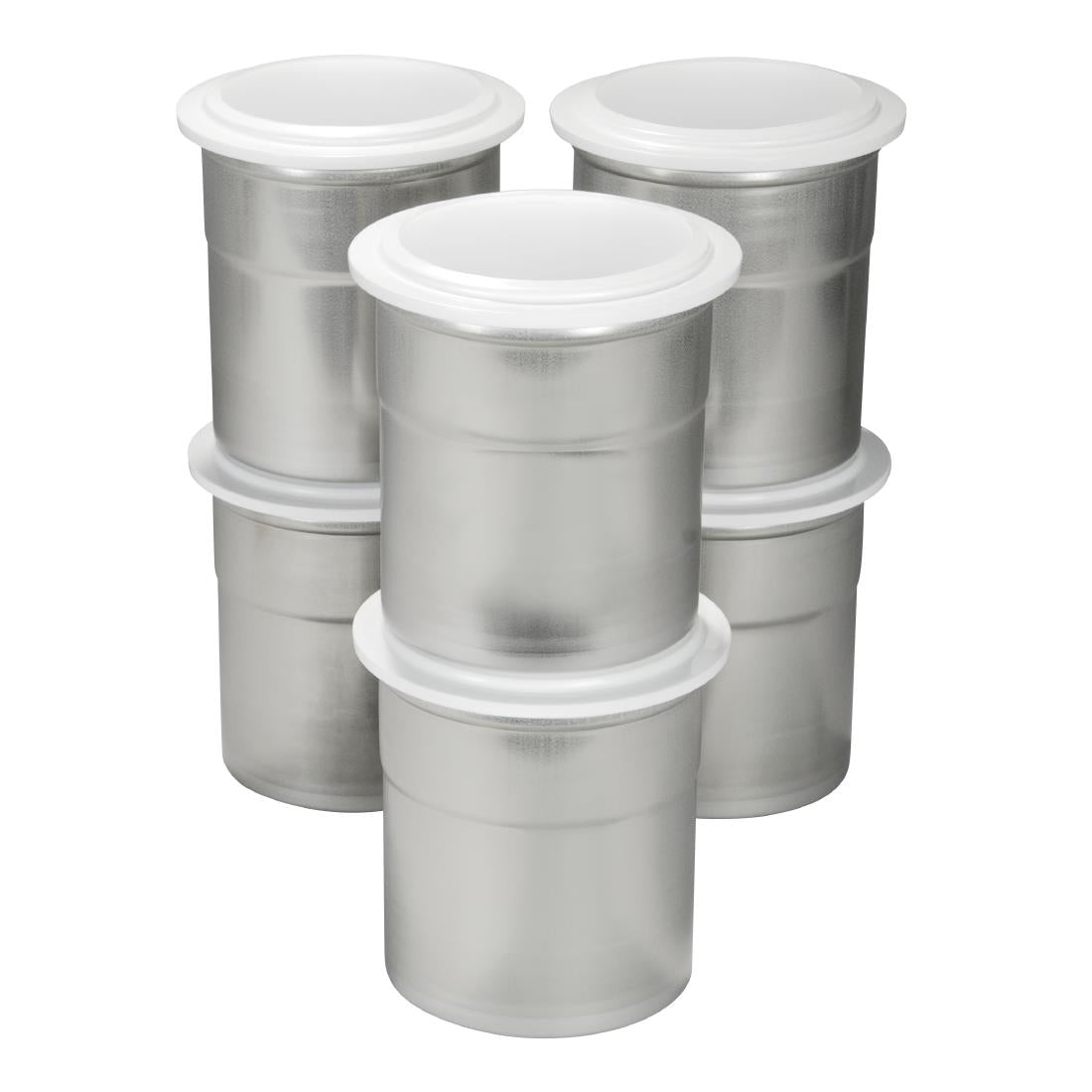 HZ905 - Pacojet Chrome Steel Pacotizing Beakers (6 pack)