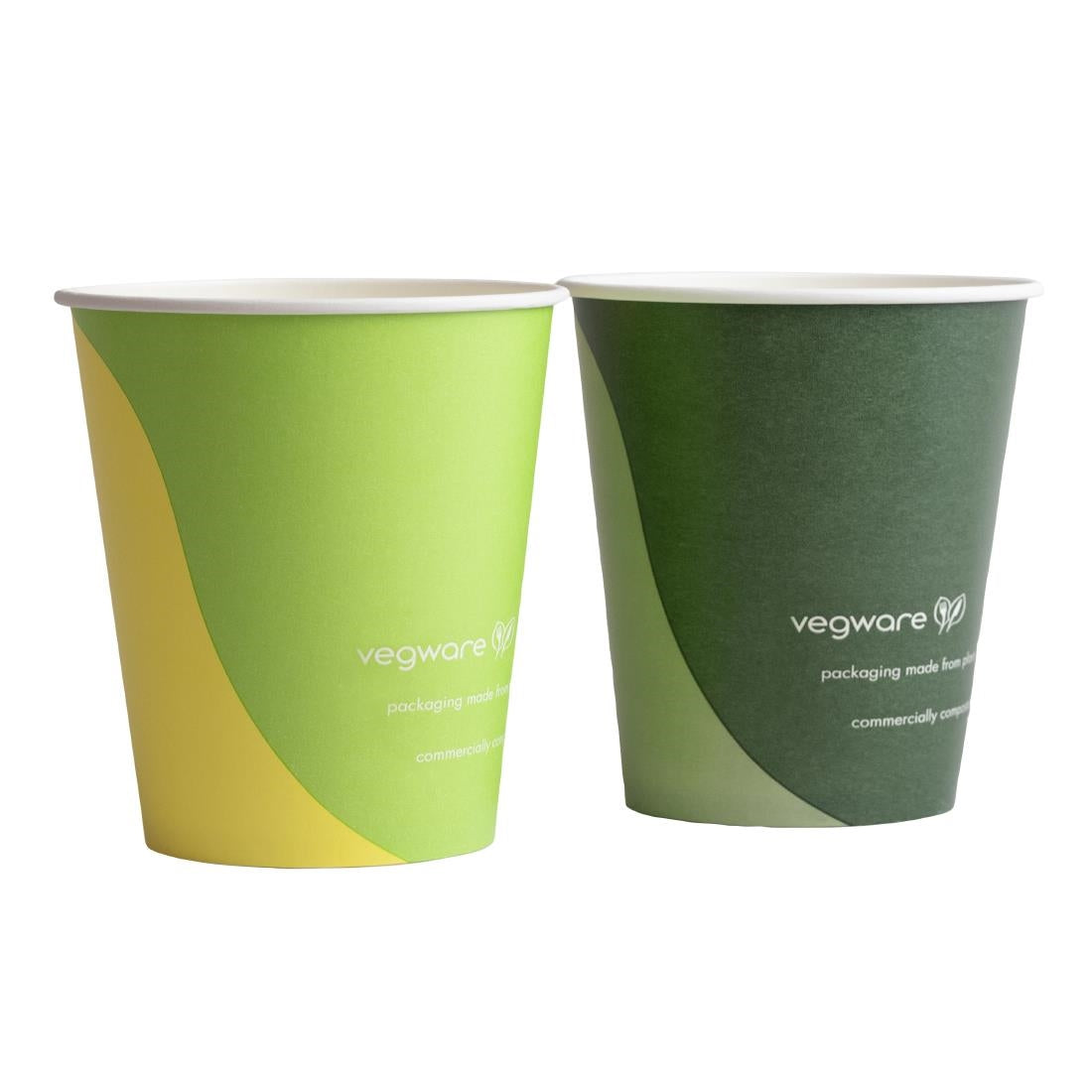 HZ939 Vegware Paper Cold Cups 89-Series 10oz/285ml (1000 Pack)