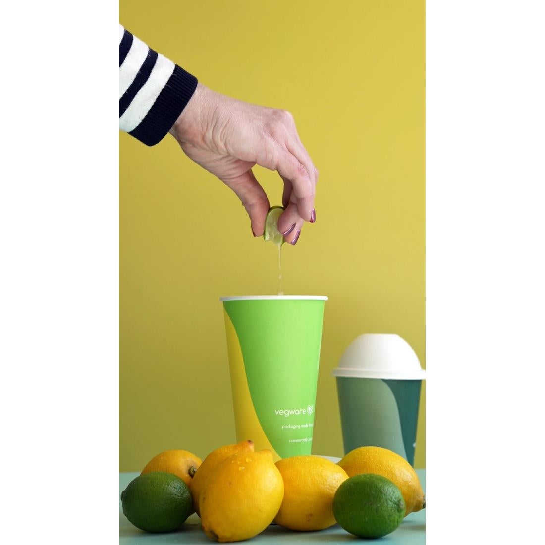 HZ940 Vegware Paper Cold Cups 89-Series 12oz/360ml (1000 Pack)