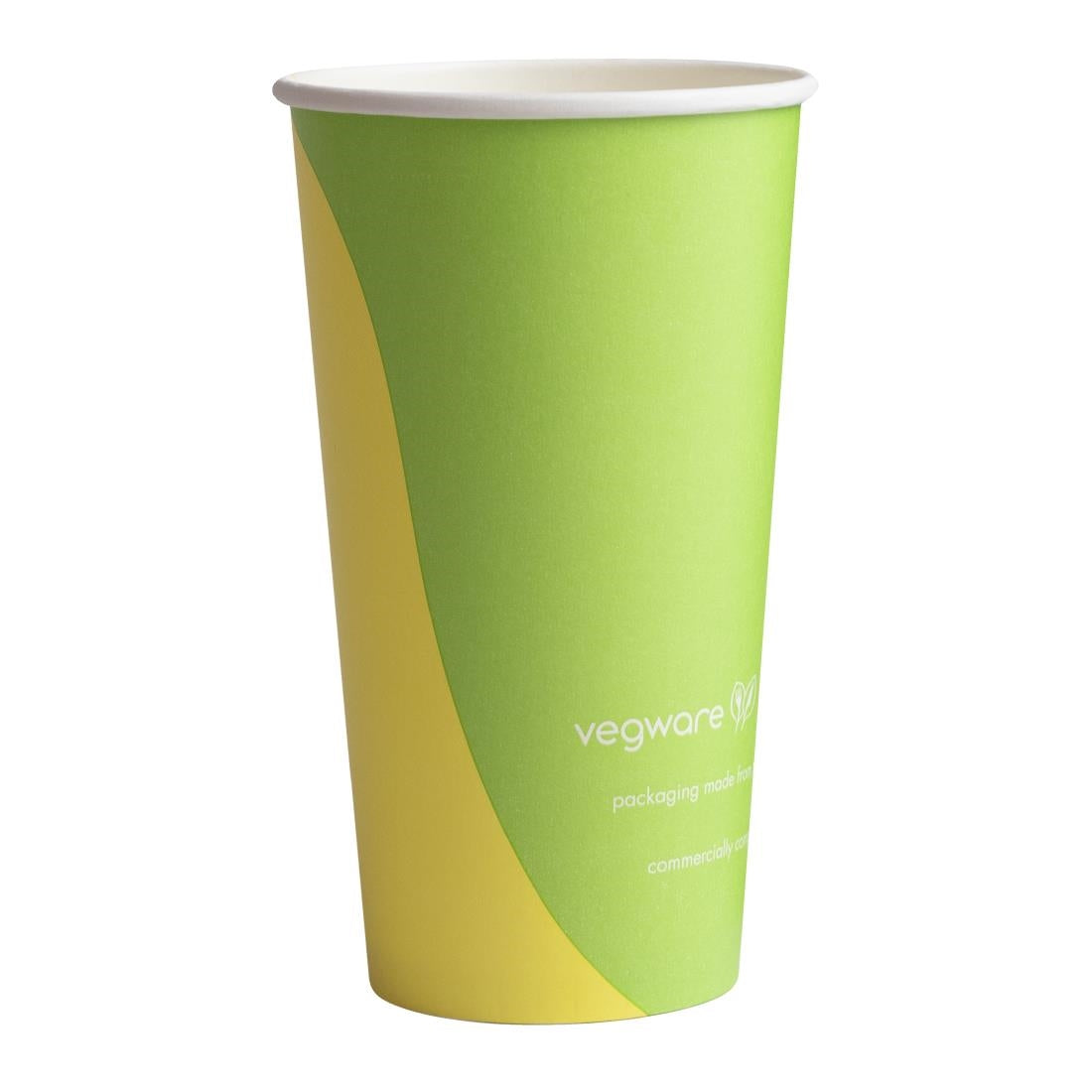 HZ942 Vegware Paper Cold Cups 89-Series 20oz/500ml (1000 Pack)