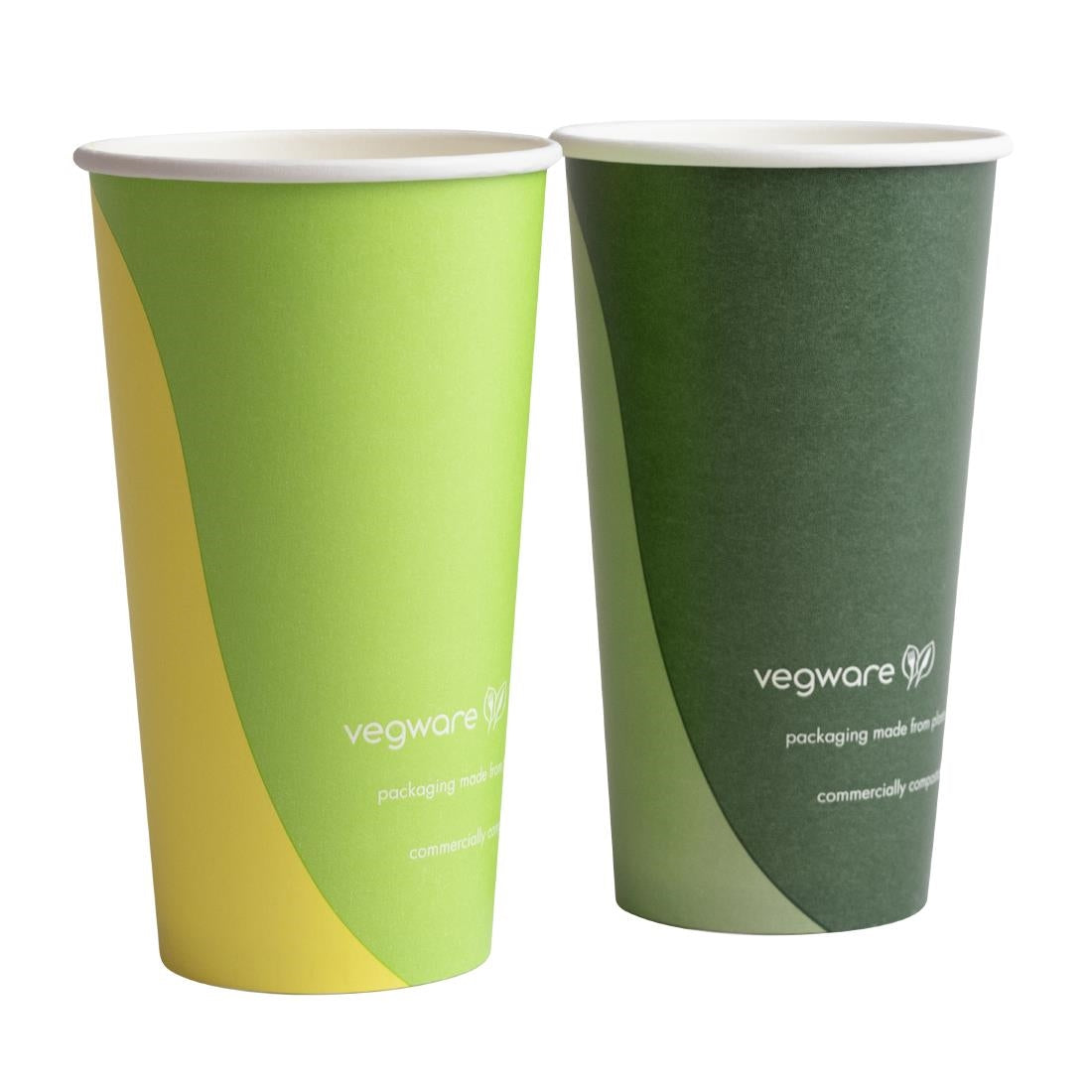 HZ942 Vegware Paper Cold Cups 89-Series 20oz/500ml (1000 Pack)