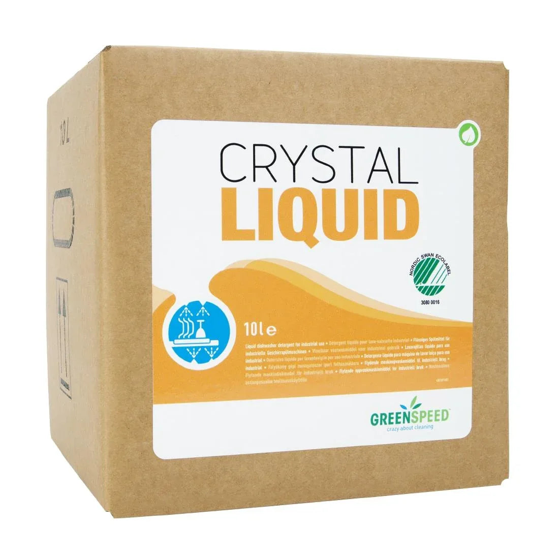 HZ947 Greenspeed Crystal Liquid Dishwash Detergent Bag-in-Box 10Ltr