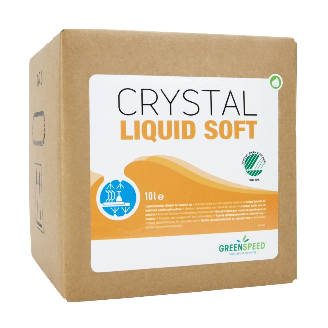 HZ949 Greenspeed Crystal Liquid Soft Dishwash Detergent Bag-in-Box 10Ltr