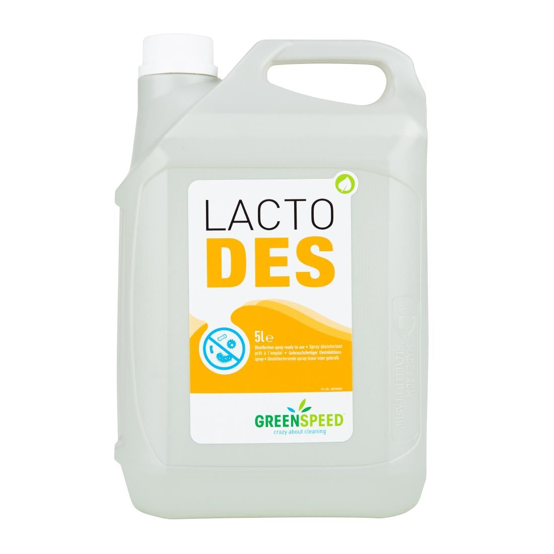 HZ951 Greenspeed Lacto Des Plant Based Disinfectant 5Ltr