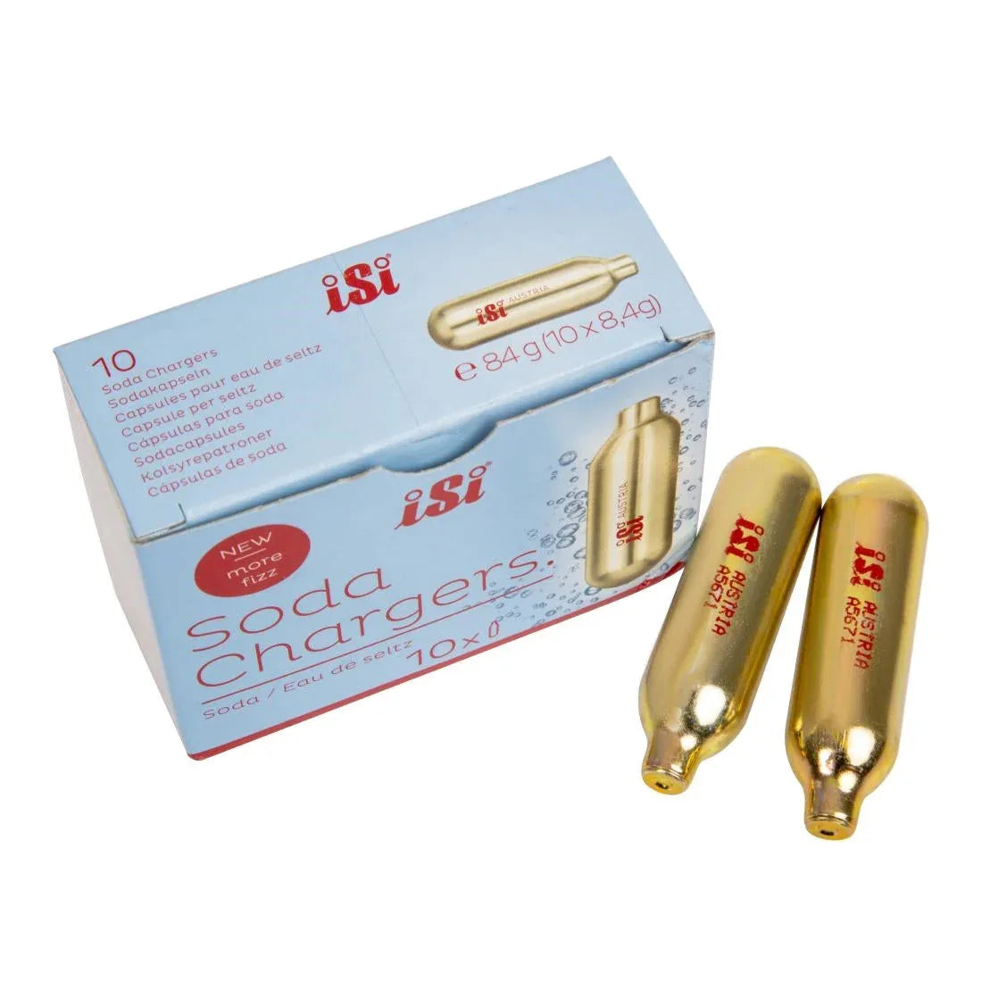 GH056 iSi Soda Siphon CO2 Charger Bulbs (Pack of 10) - JD Catering Equipment Solutions Ltd