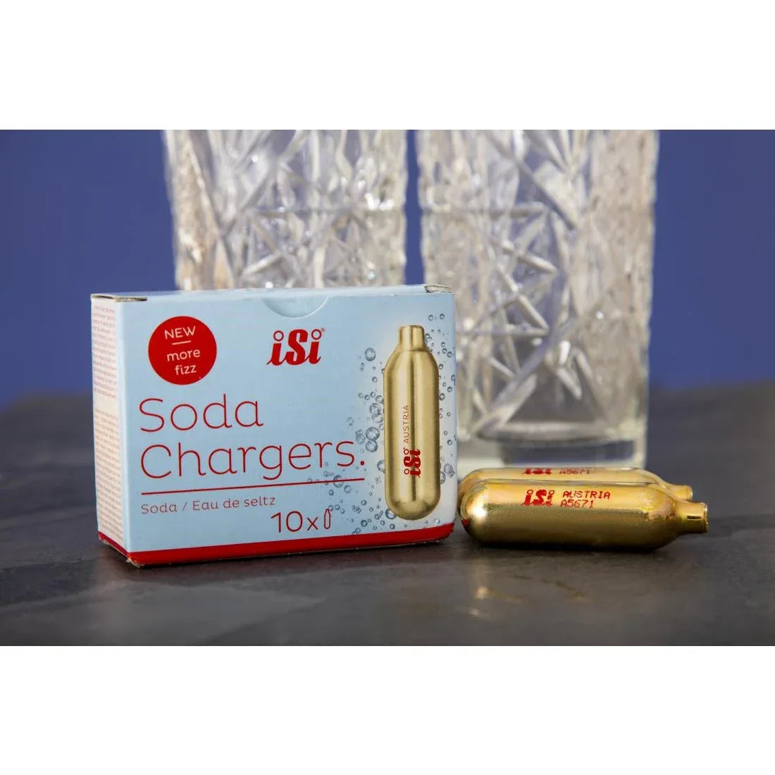 GH056 iSi Soda Siphon CO2 Charger Bulbs (Pack of 10) - JD Catering Equipment Solutions Ltd