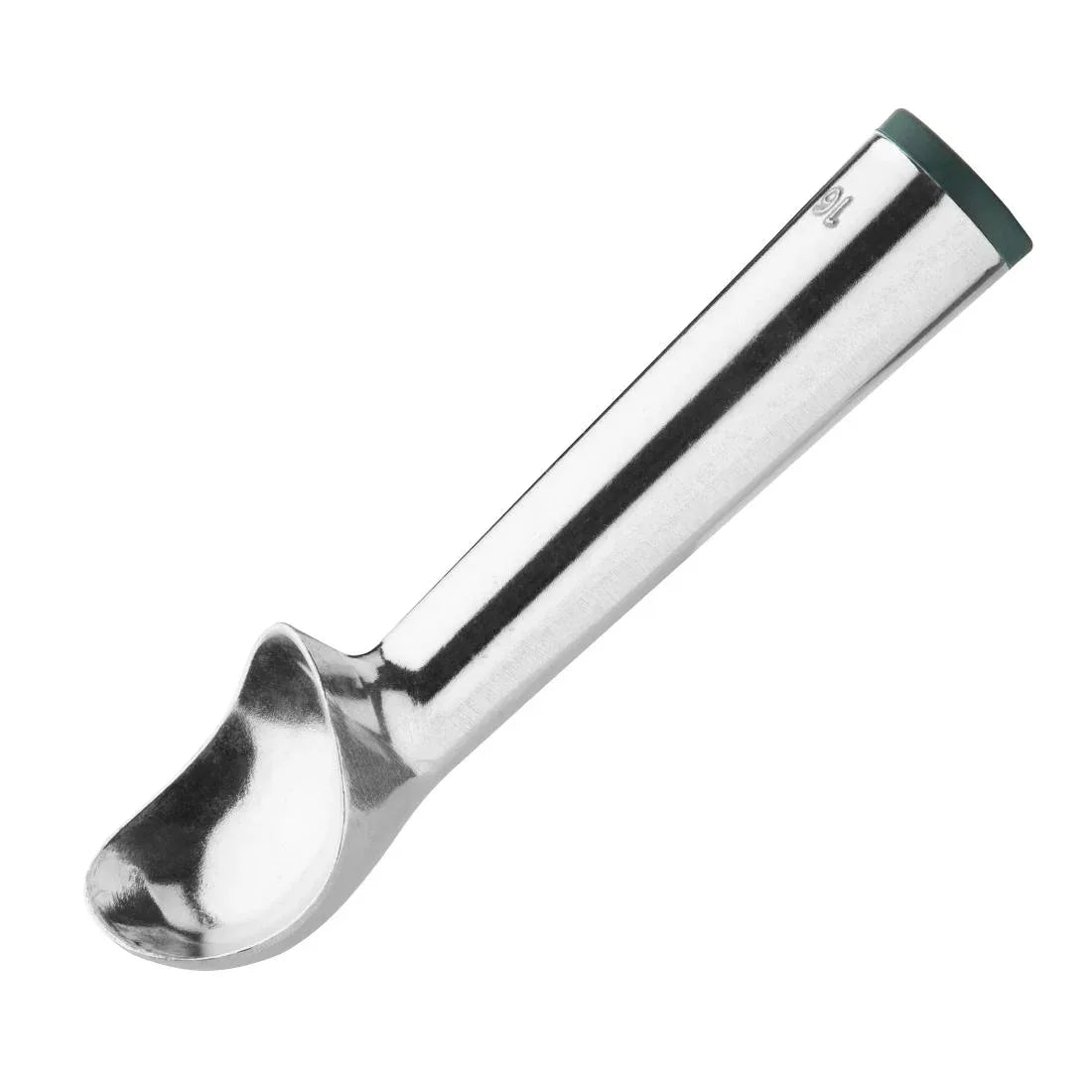 J089 Vogue Ice Cream Scoop Green Cap 2.5oz - JD Catering Equipment Solutions Ltd
