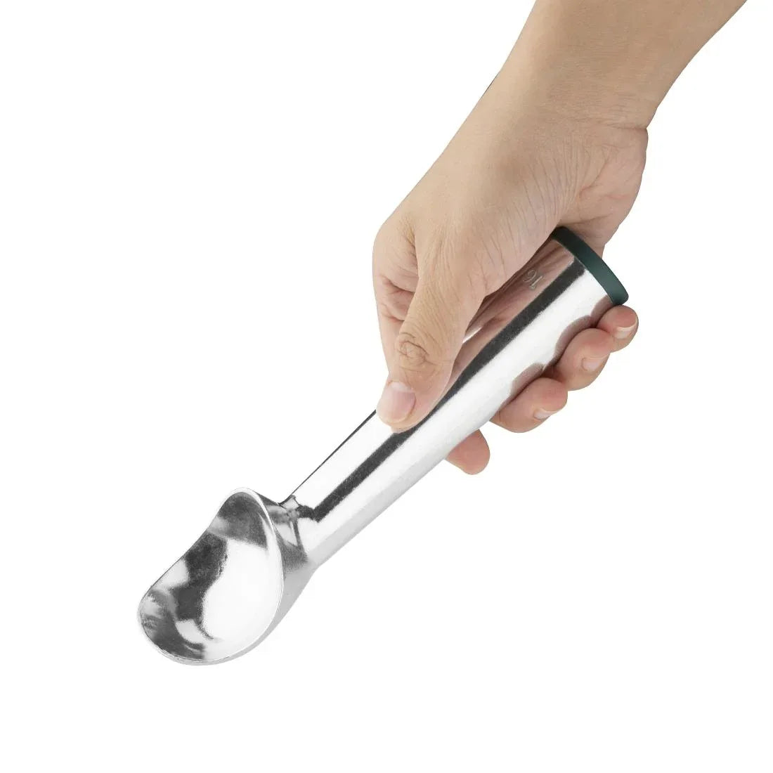 J089 Vogue Ice Cream Scoop Green Cap 2.5oz - JD Catering Equipment Solutions Ltd