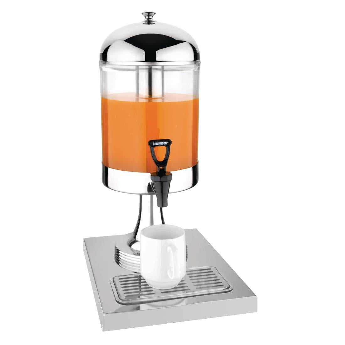 J183 Olympia Single Juice Dispenser with Drip Tray