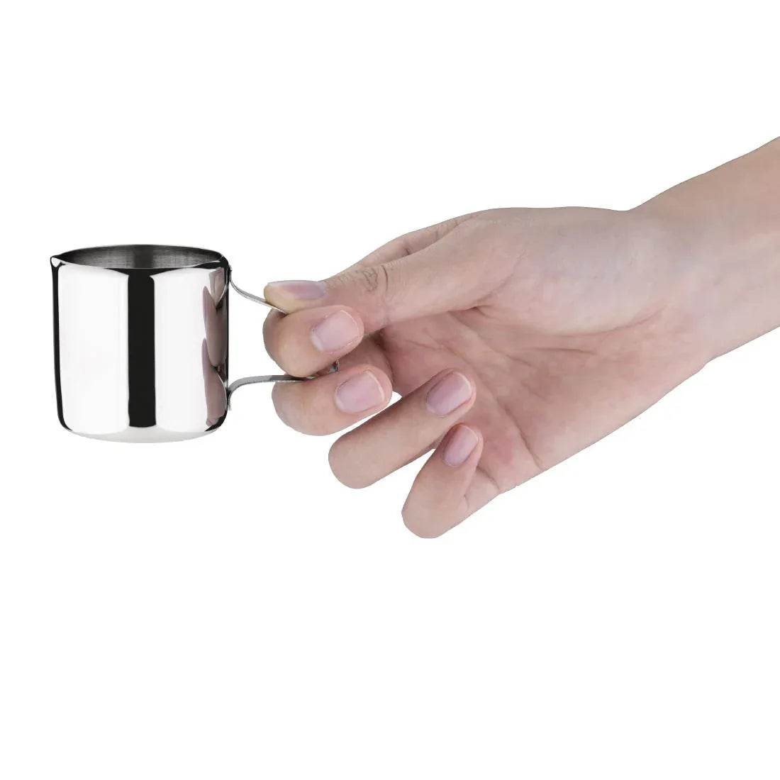 J738 Olympia Concorde Milk Jug Stainless Steel 85ml - JD Catering Equipment Solutions Ltd