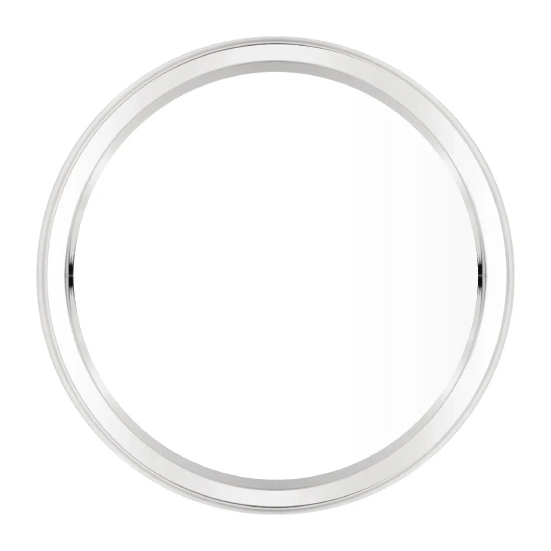 J828 Olympia Stainless Steel Round Service Tray 305mm - JD Catering Equipment Solutions Ltd