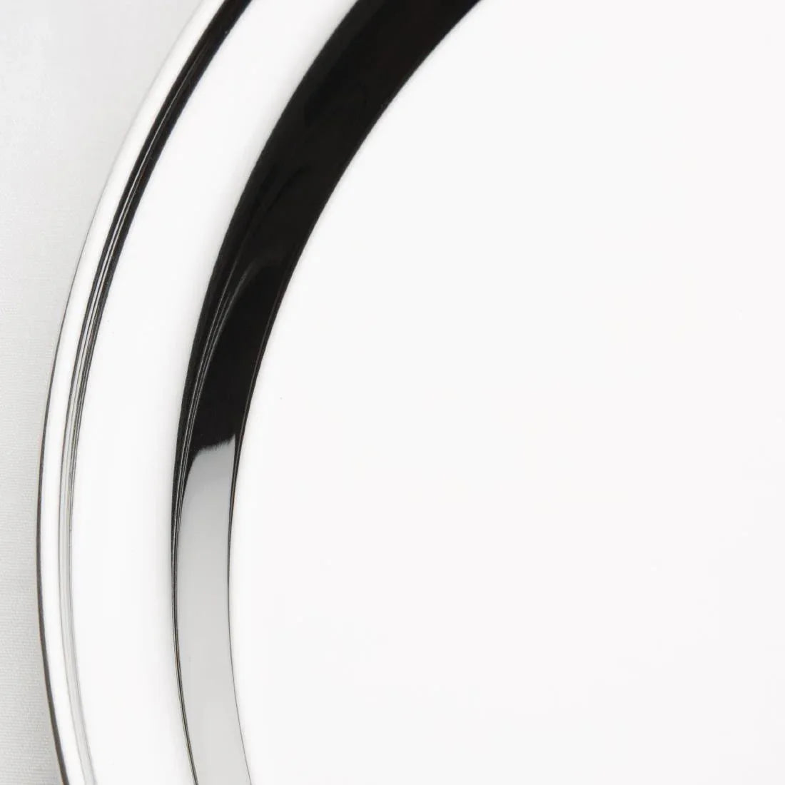 J828 Olympia Stainless Steel Round Service Tray 305mm - JD Catering Equipment Solutions Ltd