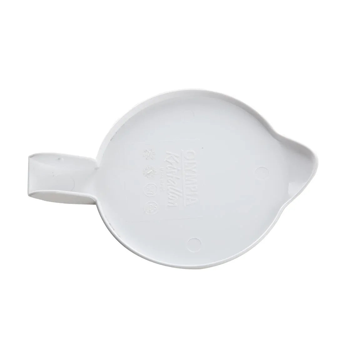 J906 Olympia Kristallon White Polycarbonate Lid for 0.9Ltr Jug - JD Catering Equipment Solutions Ltd