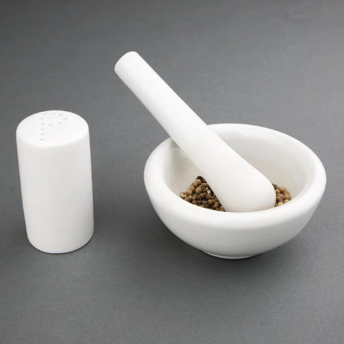 J923 Vogue Porcelain Pestle and Mortar - JD Catering Equipment Solutions Ltd