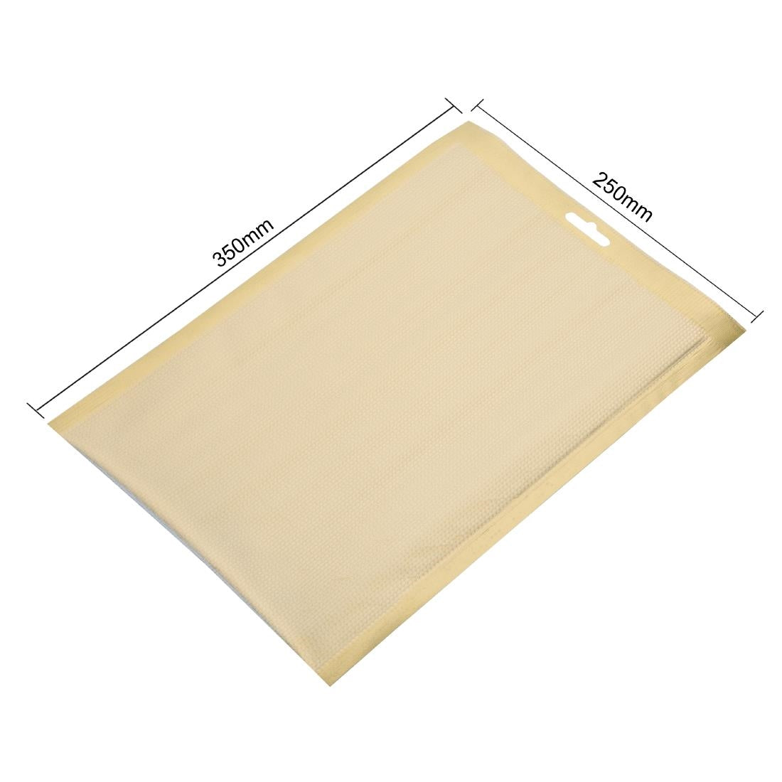 JA022 Vogue Gold Embossed Vacuum Pouches 250x350mm (Pack 100)