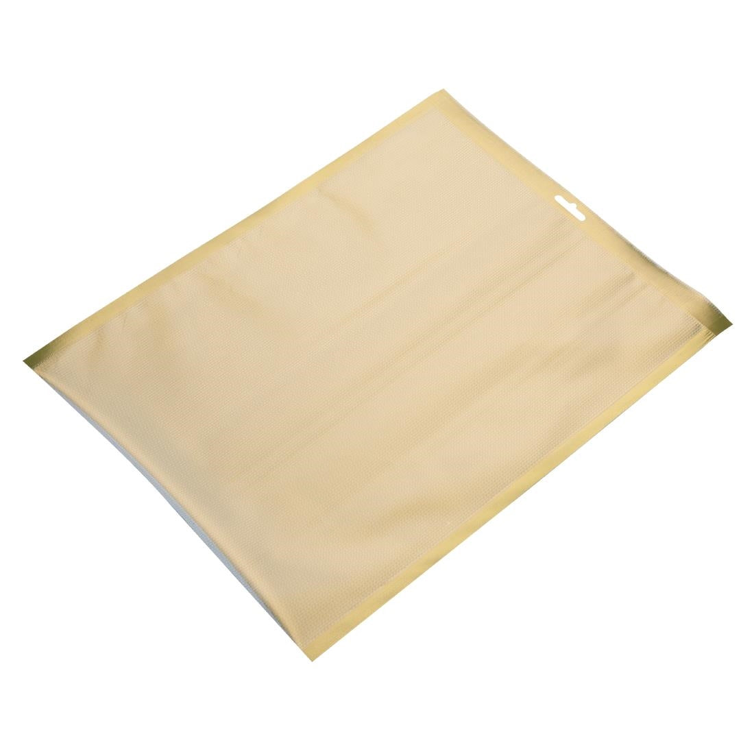 JA023 Vogue Gold Embossed Vacuum Pouches 300x400mm (Pack 100)