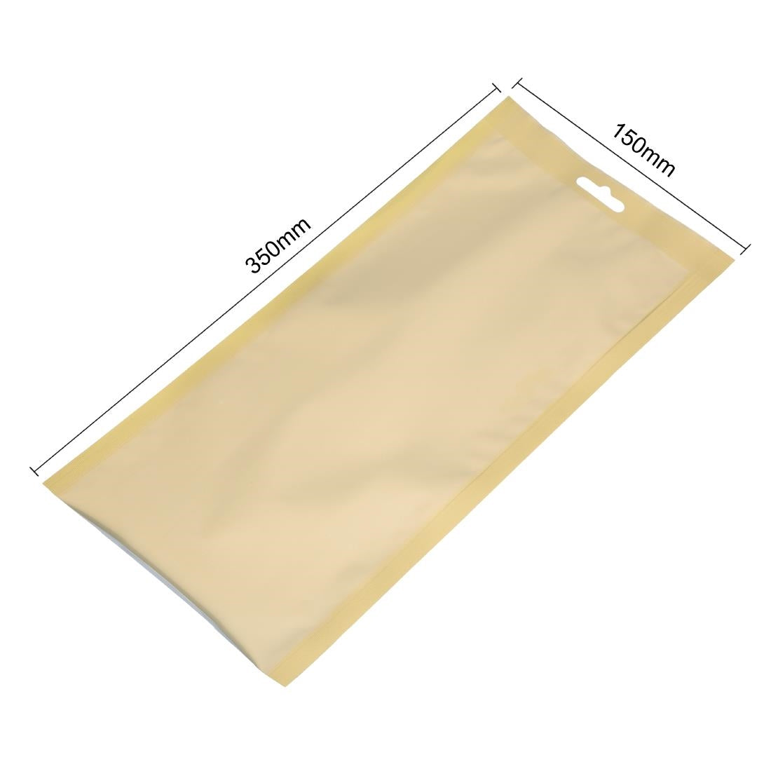 JA024 Vogue Gold Flat Vacuum Pouches 150x350mm (Pack 100)