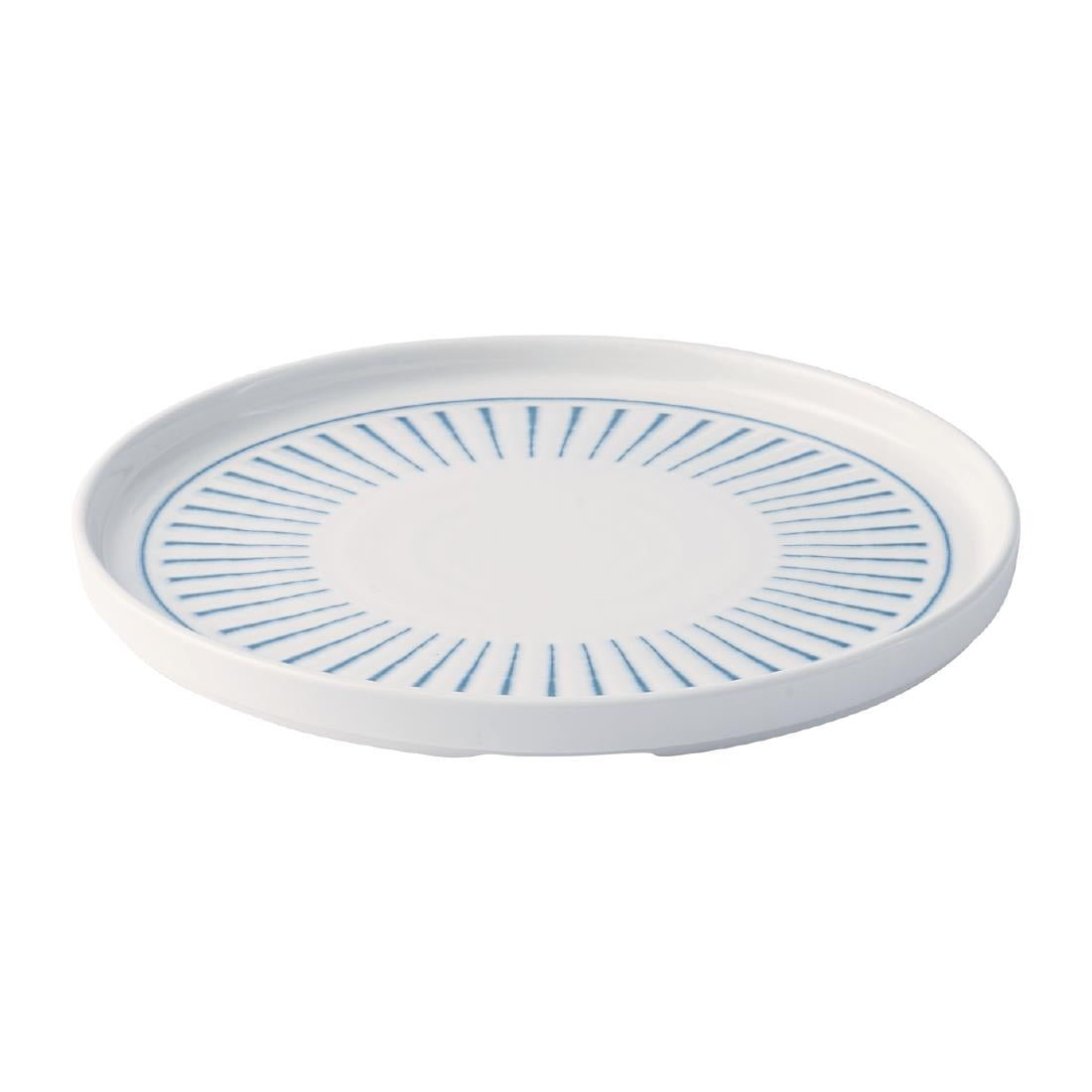 JA050 - Churchill Era Blue Walled Plates 260mm (6 Pack)