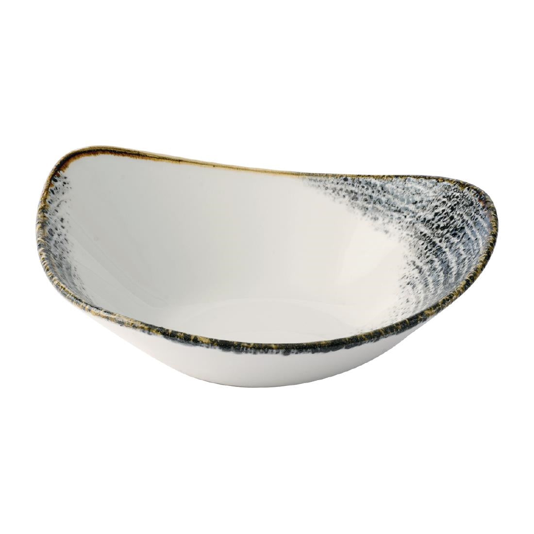 JA068 - Churchill Homespun Accents Black Lotus Bowls 235mm (12 Pack)