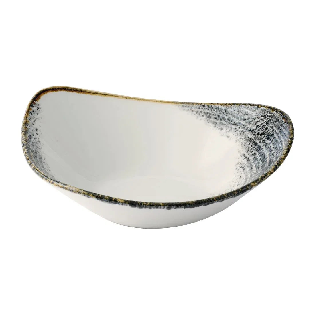 JA068 - Churchill Homespun Accents Black Lotus Bowls 235mm (12 Pack)