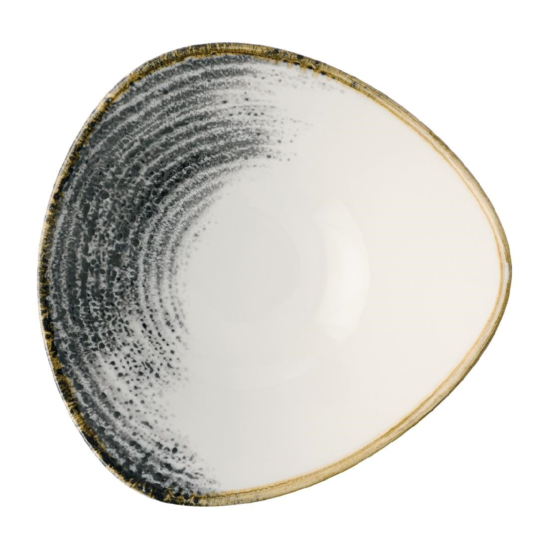 JA069 - Churchill Homespun Accents Black Lotus Bowls 185mm (12 Pack)