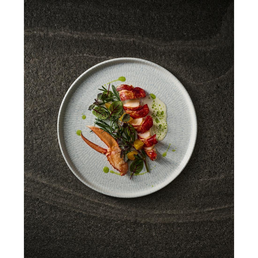 JA083 - Churchill Delta Grey Walled Plates 210mm (6 Pack)
