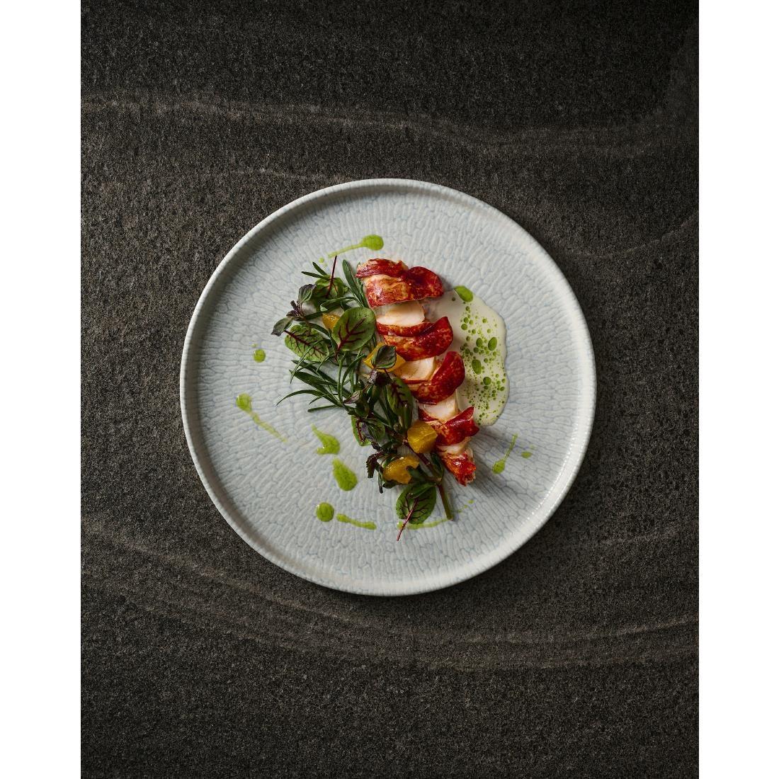 JA083 - Churchill Delta Grey Walled Plates 210mm (6 Pack)