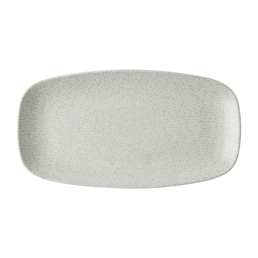 JA085 - Churchill Delta Grey Oblong Plates 355x189mm (6 Pack)