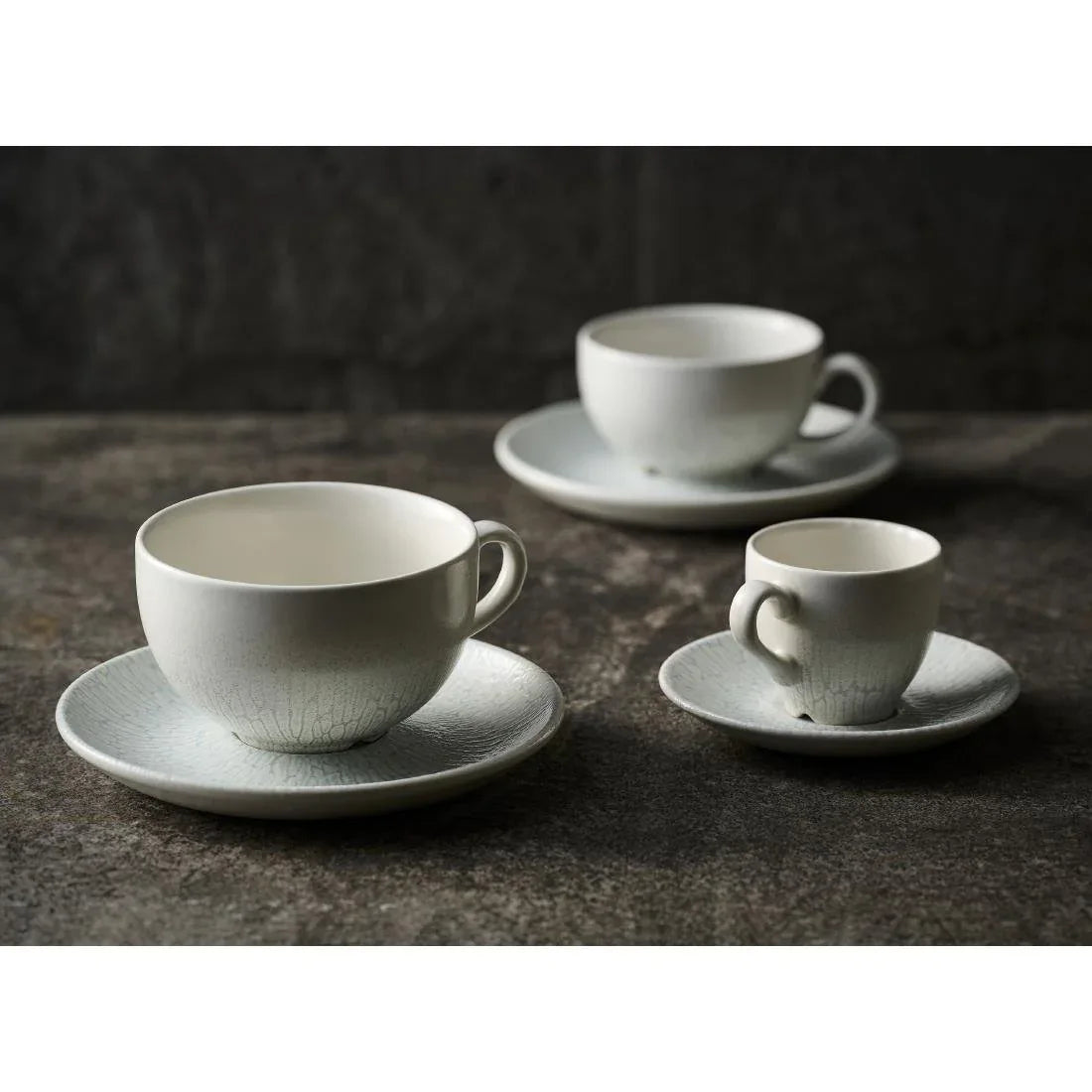 JA091 - Churchill Delta Grey Saucers 118mm (12 Pack)