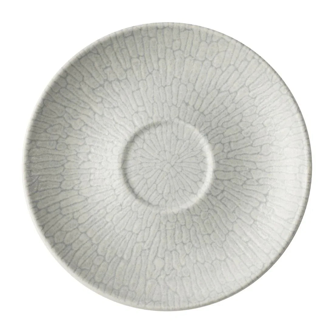 JA090 - Churchill Delta Grey Saucers 156mm (12 Pack)