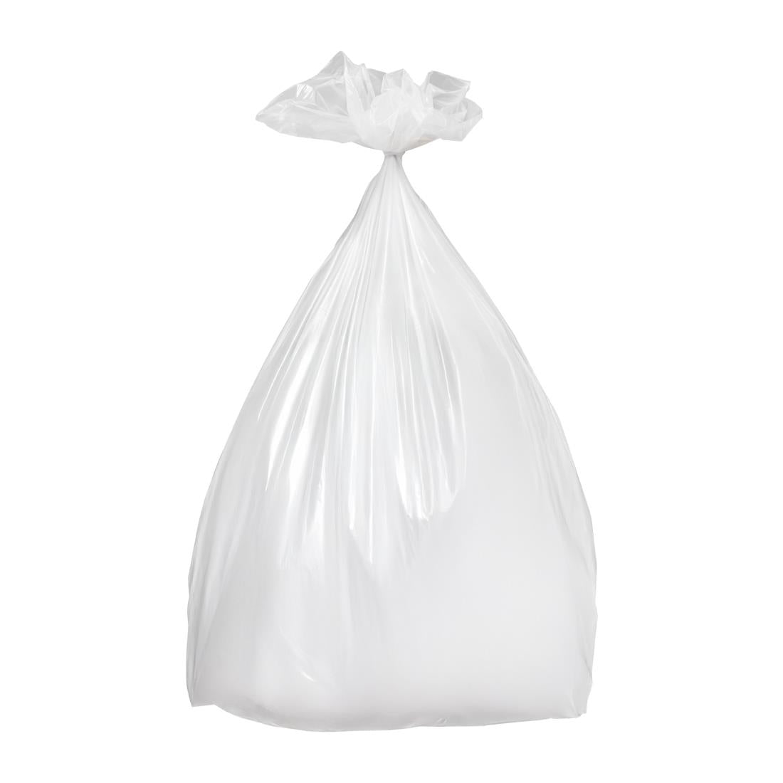 JA177 Jantex Heavy Duty Bin Bag Clear - 65ltr (Pack 100)