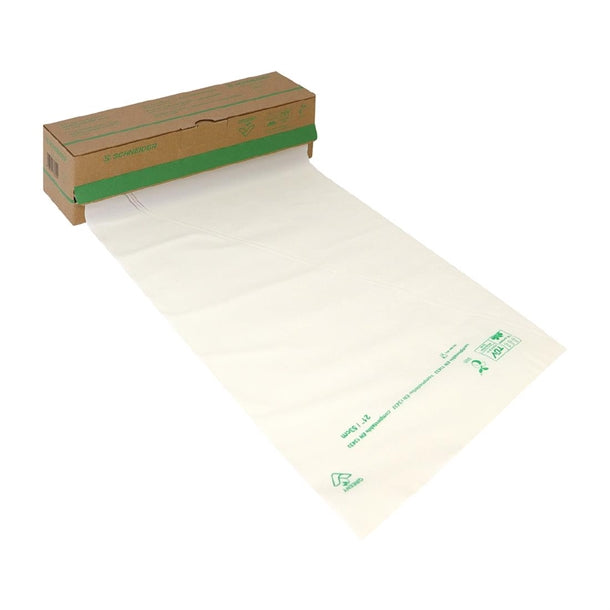 JA199 Schneider Greeny Compostable Piping Bag 530x275mm (72 bags)