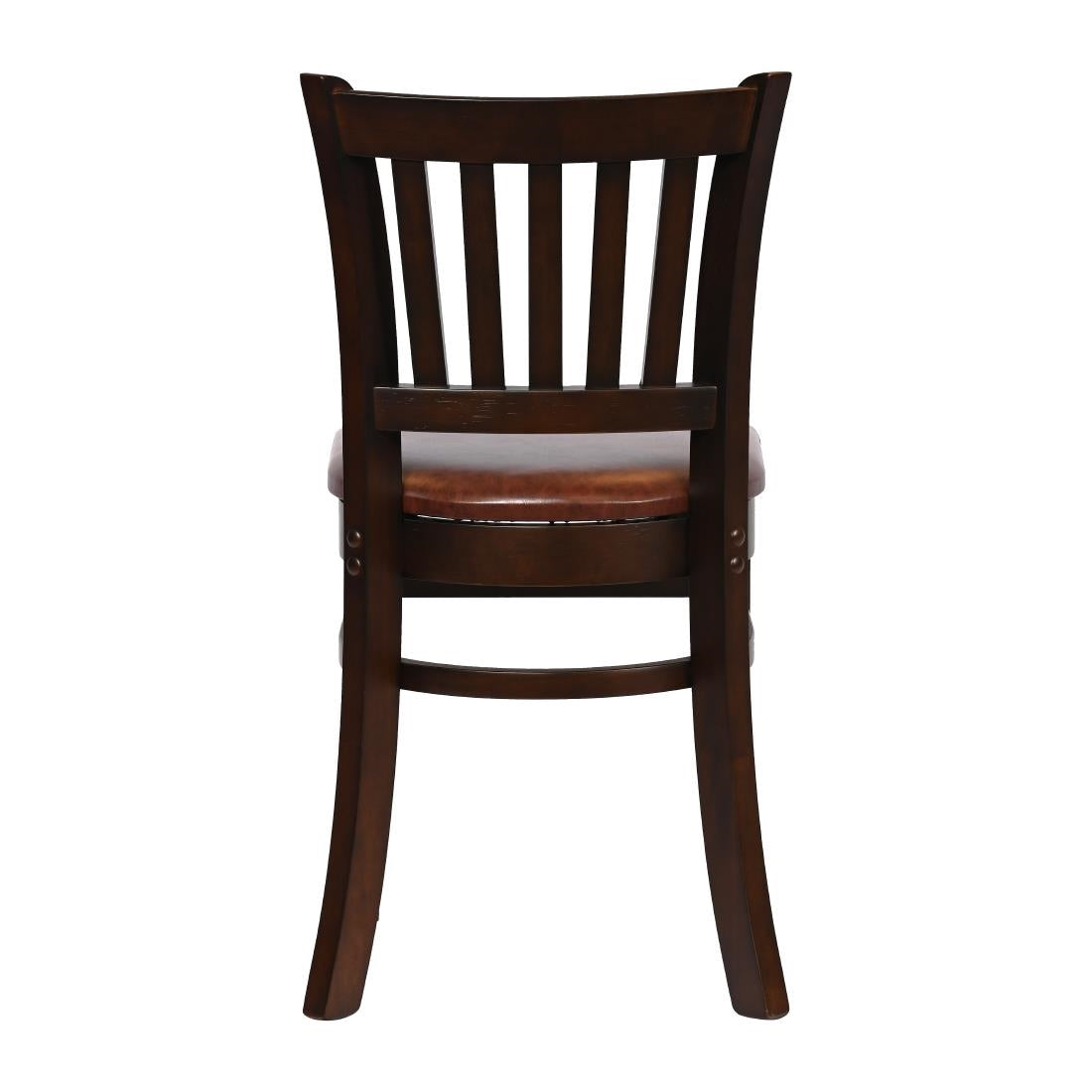 JA200 - Turin Dining Table with 4 Manhattan Chairs in Dark Walnut with Bison Espresso