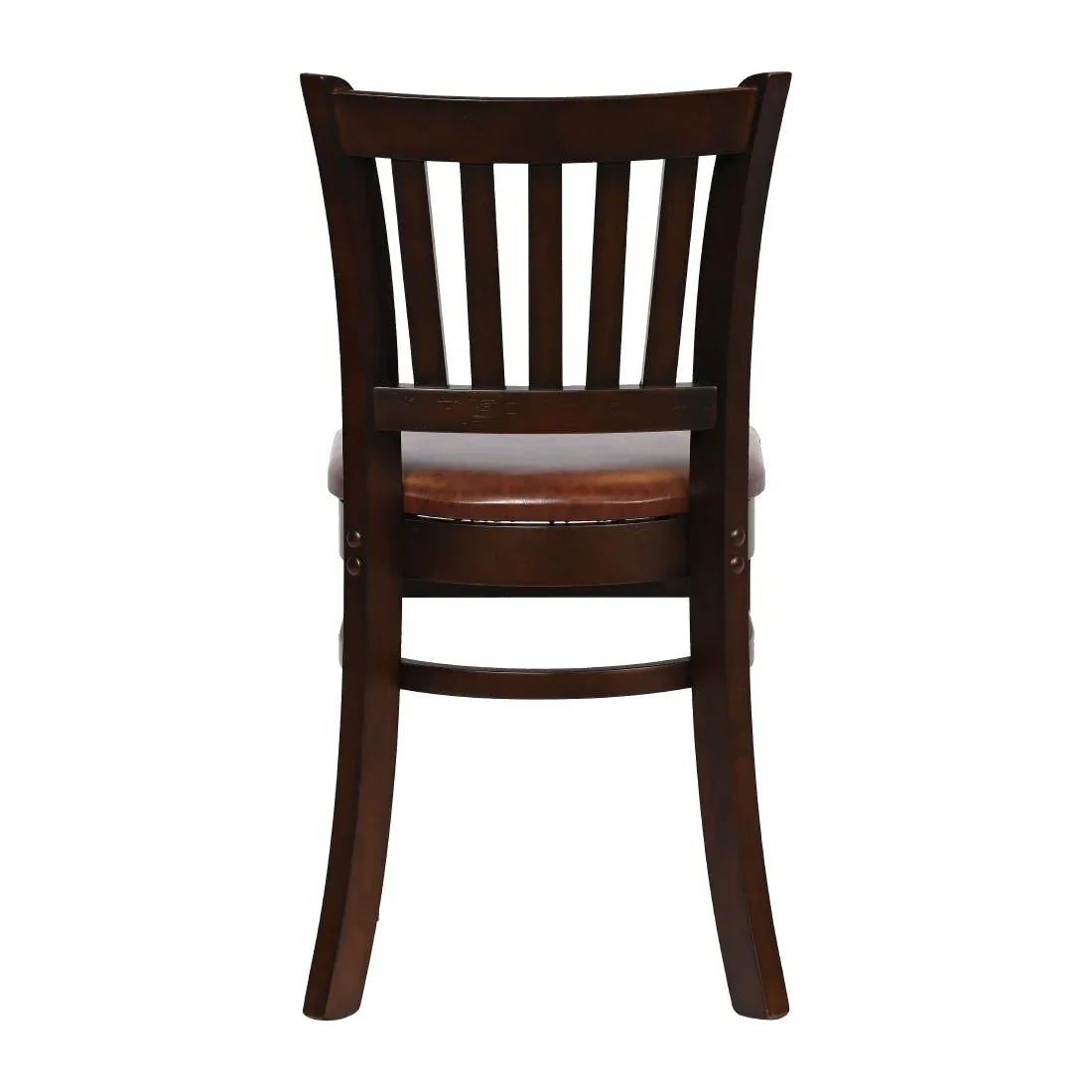 JA200 - Turin Dining Table with 4 Manhattan Chairs in Dark Walnut with Bison Espresso