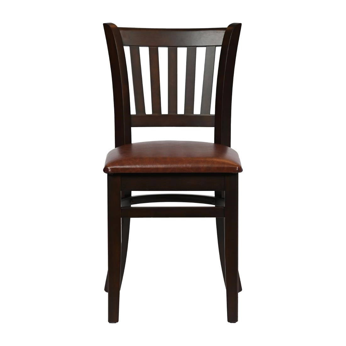 JA200 - Turin Dining Table with 4 Manhattan Chairs in Dark Walnut with Bison Espresso