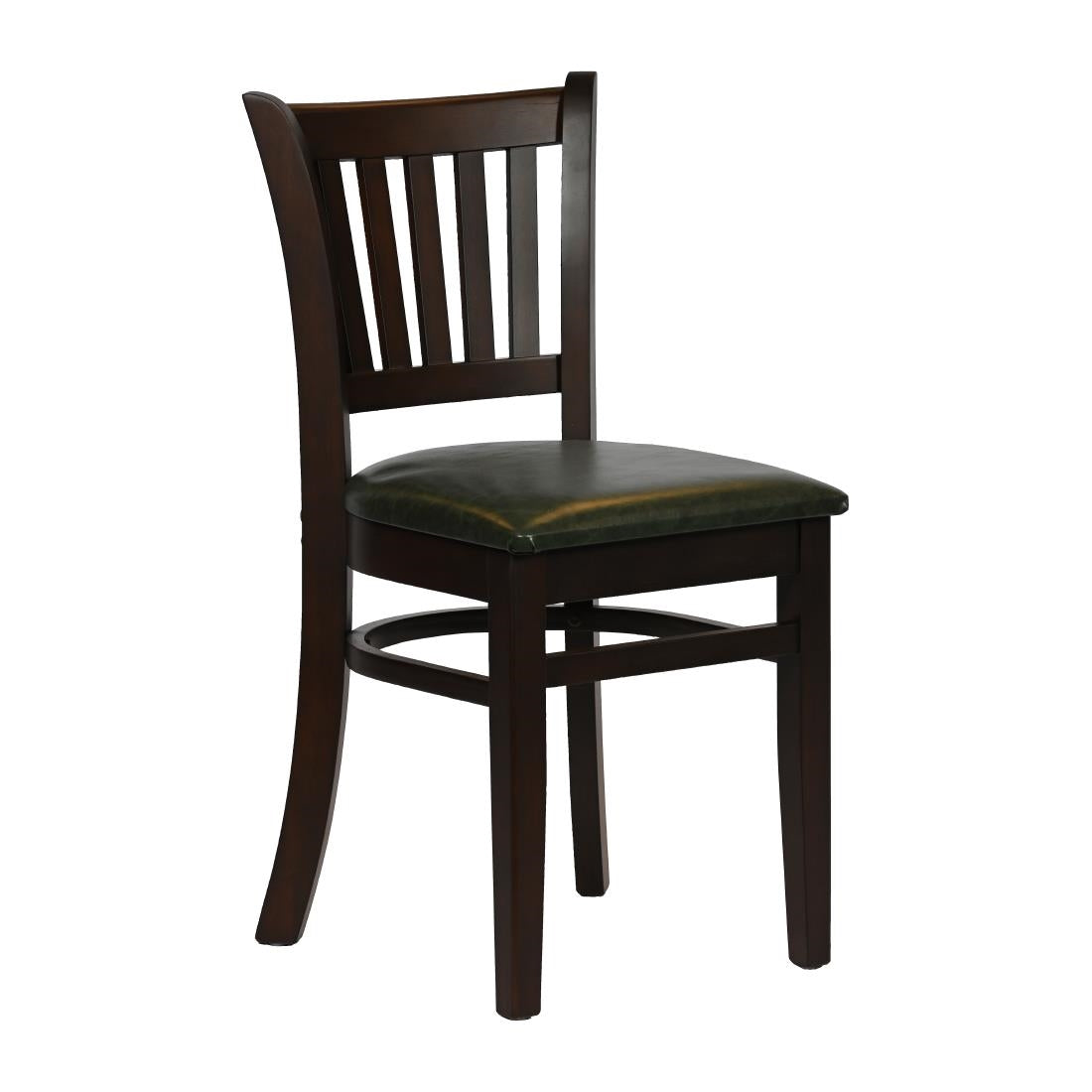 JA202 - Turin Dining Table with 4 Manhattan Chairs in Dark Walnut with Bison Cedar