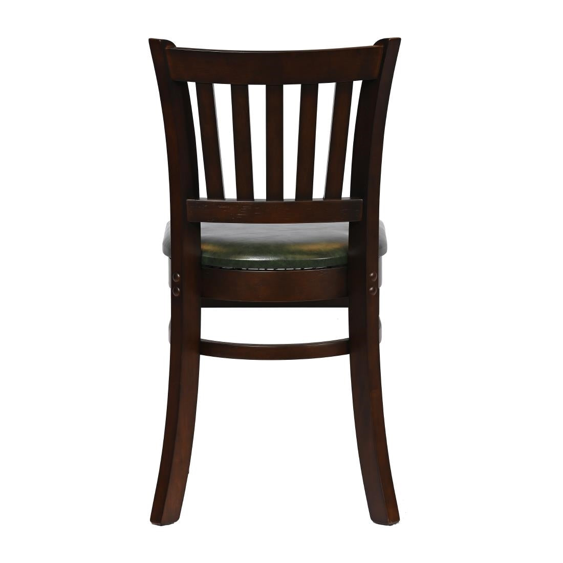 JA202 - Turin Dining Table with 4 Manhattan Chairs in Dark Walnut with Bison Cedar