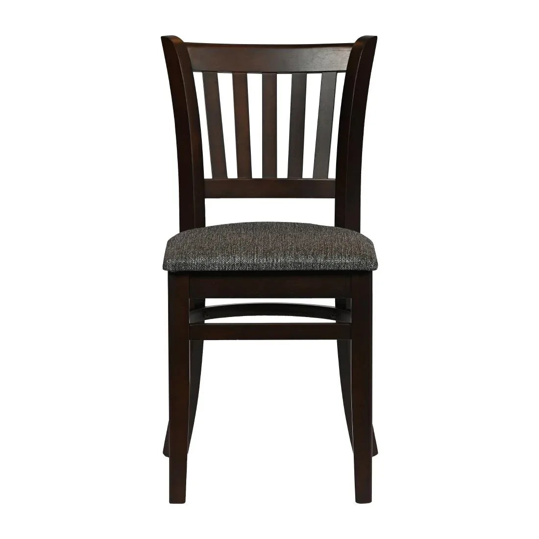 JA205 - Turin Dining Table with 4 Manhattan Chairs in Dark Walnut with Shetland Smoke